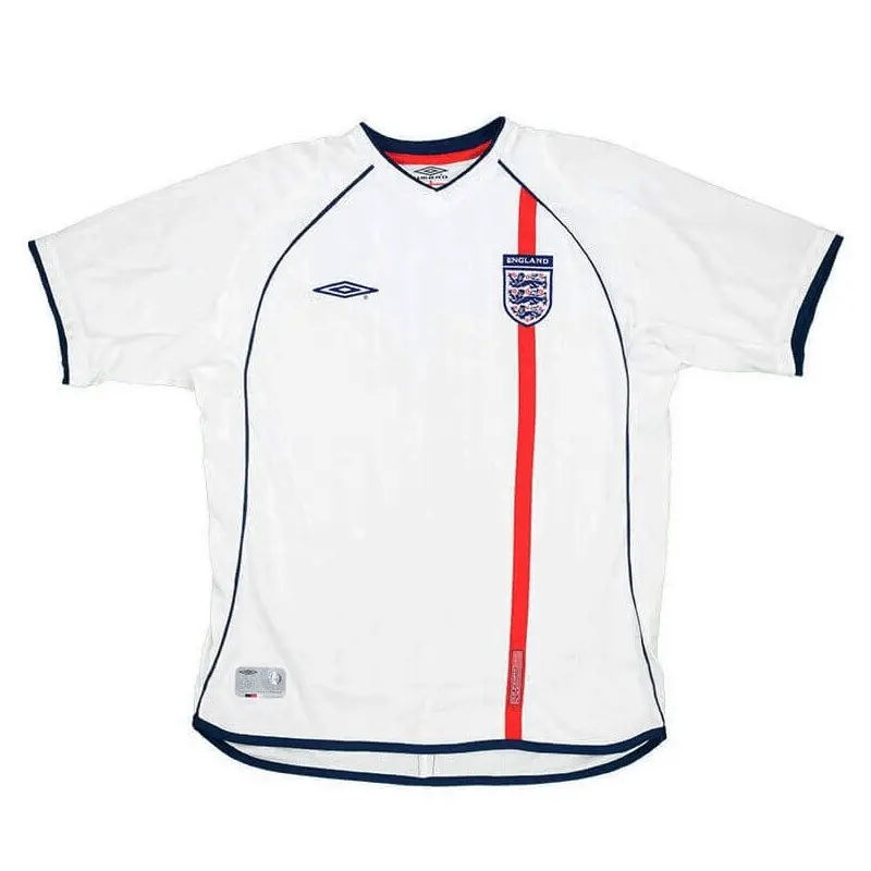 2002 england home shirt