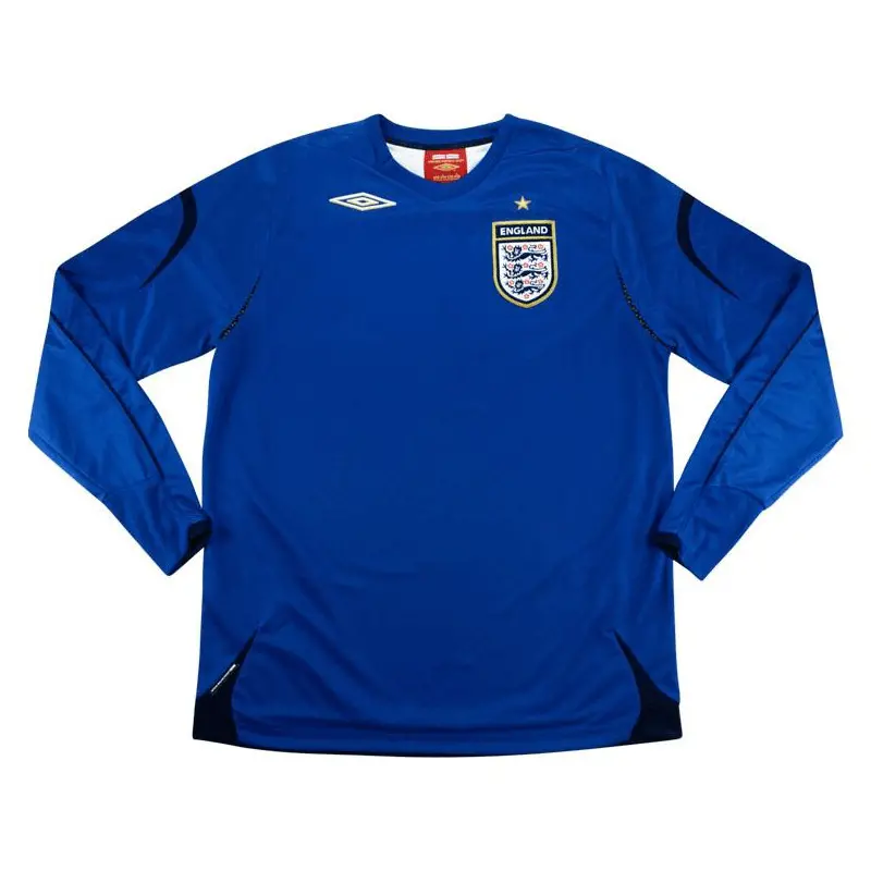 2006 england goalkeeper away shirt