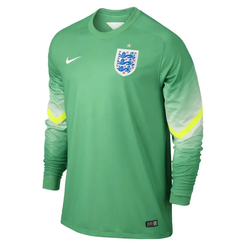 2014 England goalkeeper shirt